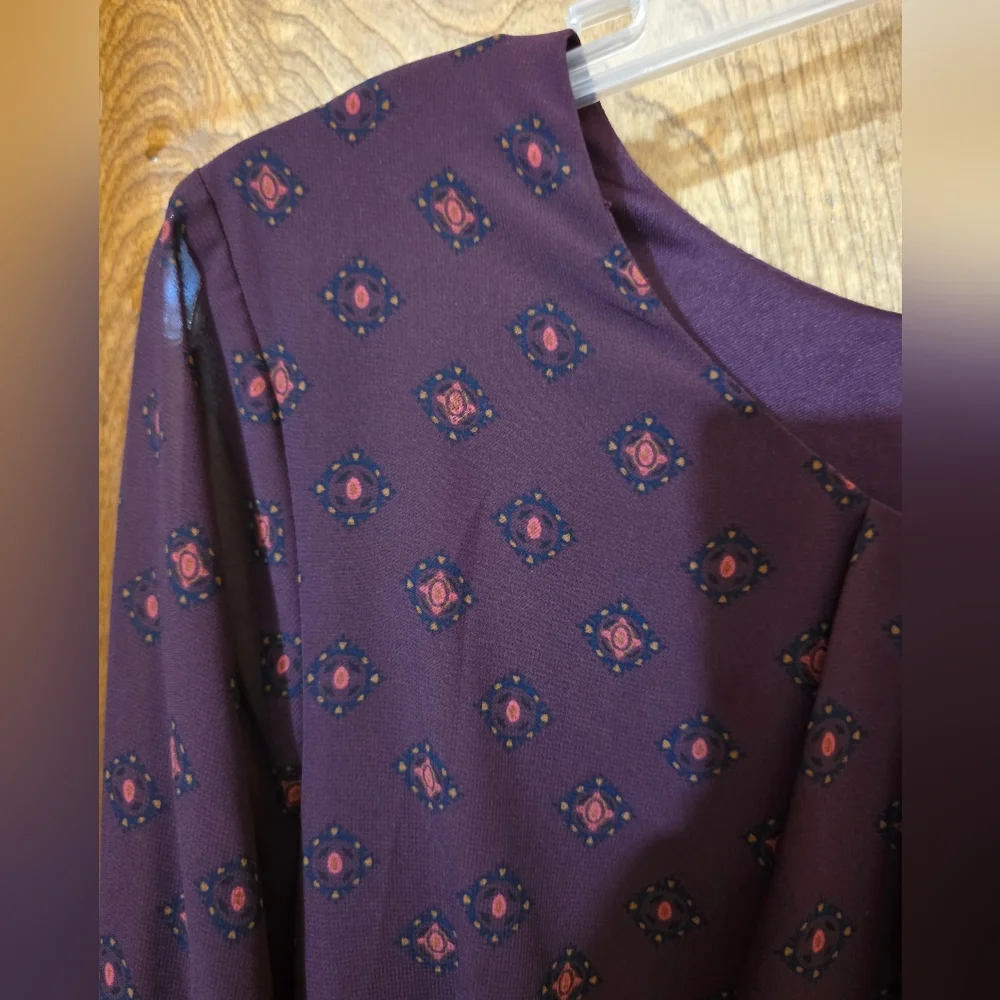 NWOT Dressbarn Size 2X Long Sleeve Blouse - Picture 10 of 12